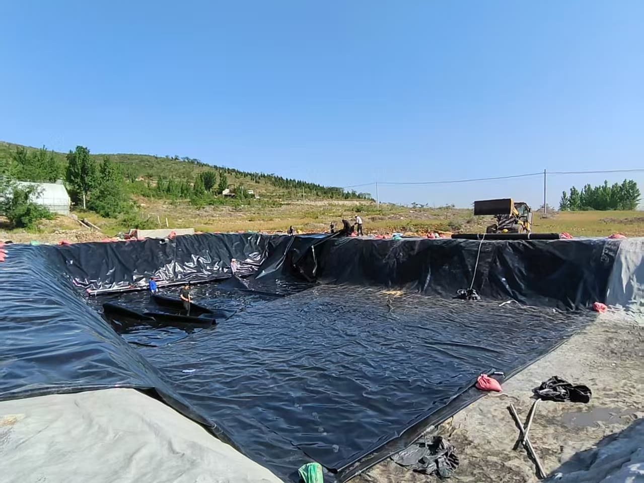 Site de production de géomembranes | Procédé d'extrusion de films soufflés